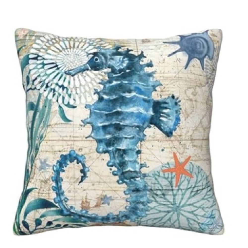 3/$18.00 Seahorse Pillow Case